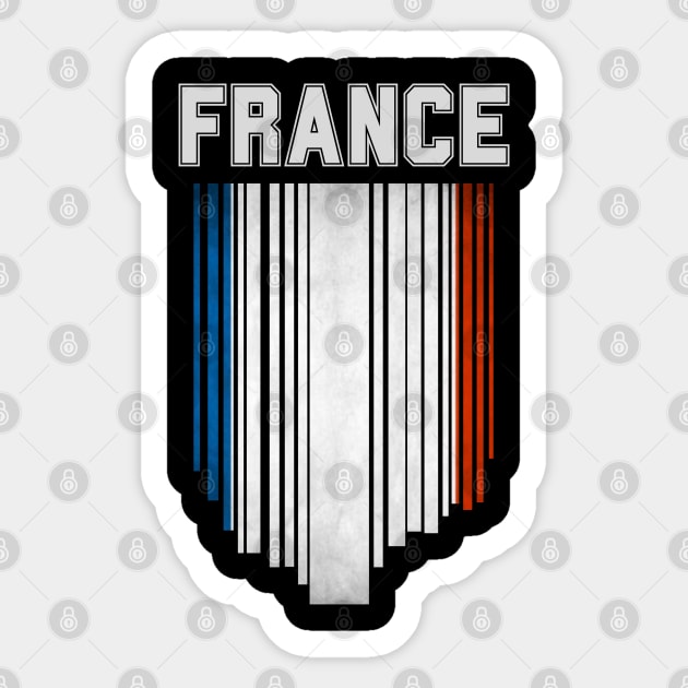 France flag, french flag Sticker by eka123